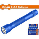 Linterna De Mano. 90Lm. Interruptor De Luz. Usa 2 Pilas Alcalinas AA. Peso 36G. D:23.5Mm/146Mm.