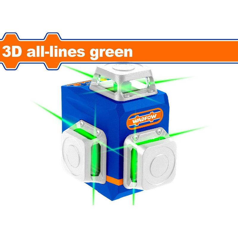 Nivel De Laser Autonivelante(Verde). Rango:0~30M.1 Horizontal De 360°/2 Planos Verticales De 360°