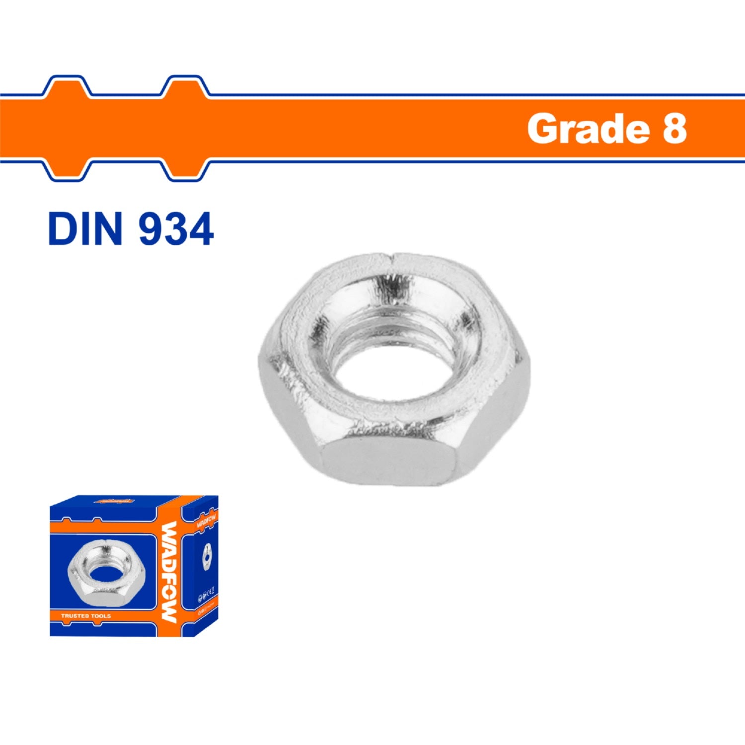 Tuercas Hexagonales Acero al Carbono  Recubrimiento de Zinc Grado 8