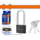 Candados largos de hierro. Incluye 3 llaves.