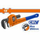 Llave de tubo forjada 18" Cr-V Diámetro 60mm Remache sólido Forjado