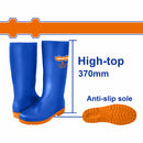 Botas caucho extra altas. 100% Resistente al agua. PVC. Suela antiresbalante. Altura:370mm (Par) Botas Industriales