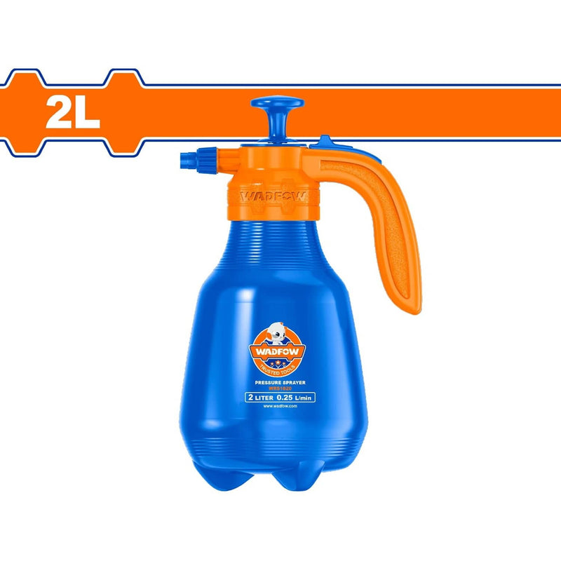 Rociador Spray A Presión 2 L. Presión: 2.5 Bar Boquilla Ajustable Con Chorro Recto Y Pulverizado.