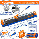 Cortador de Azulejos 1200mm Espesor Max: 14mm Tamaño: 22x6x2mm. Cortador De Baldosas.