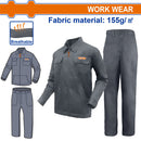 Uniforme de Trabajo  65% Poliéster 35% Algodón 155g con Chaqueta y Pantalón Bolsillos y Cierre con Zipper. SET