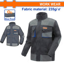 Camisa de Trabajo con material reflectante y bolsillos.  Manga larga.Color Gris