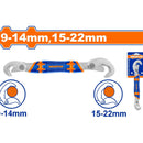 Llave Inglesa Pico De Loro Doble Abierta. 9-14Mm.15-22Mm. Cromado. Tratamiento Térmico.