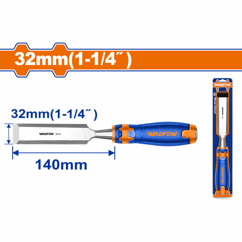 Cincel de madera 32mm. Mango ergonómico 60CRV Long. 140mm
