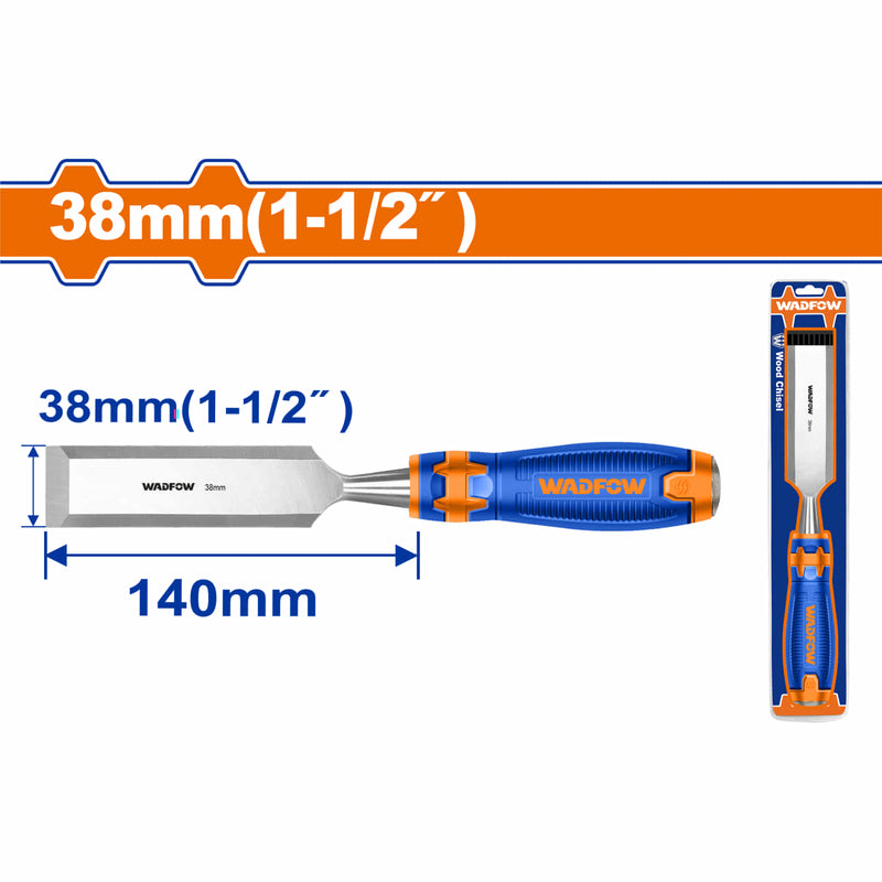Cincel de madera 38mm. Mango ergonómico 60CRV Long. 140mm