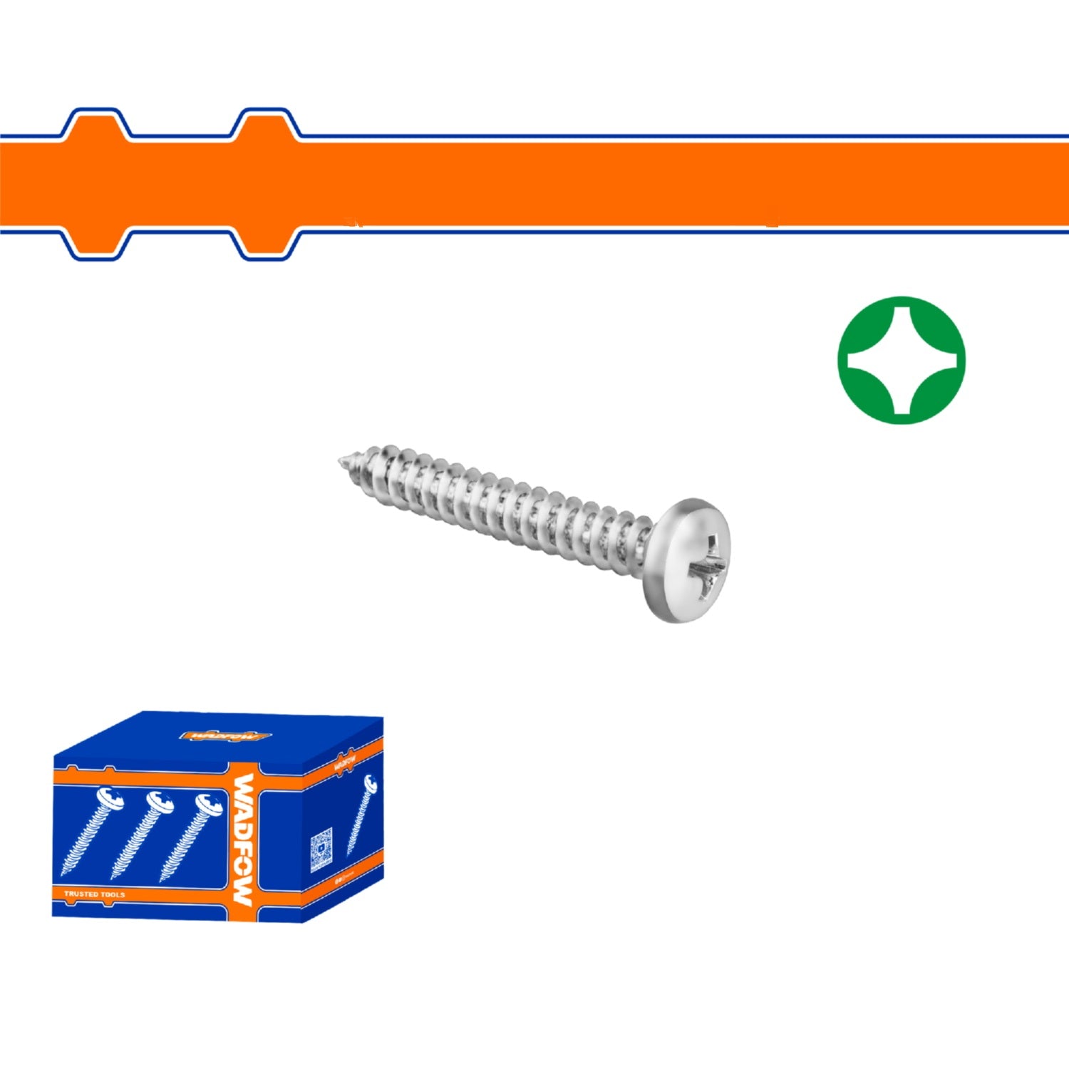 Tornillos para madera Phillips Cabeza redonda. Autorroscante