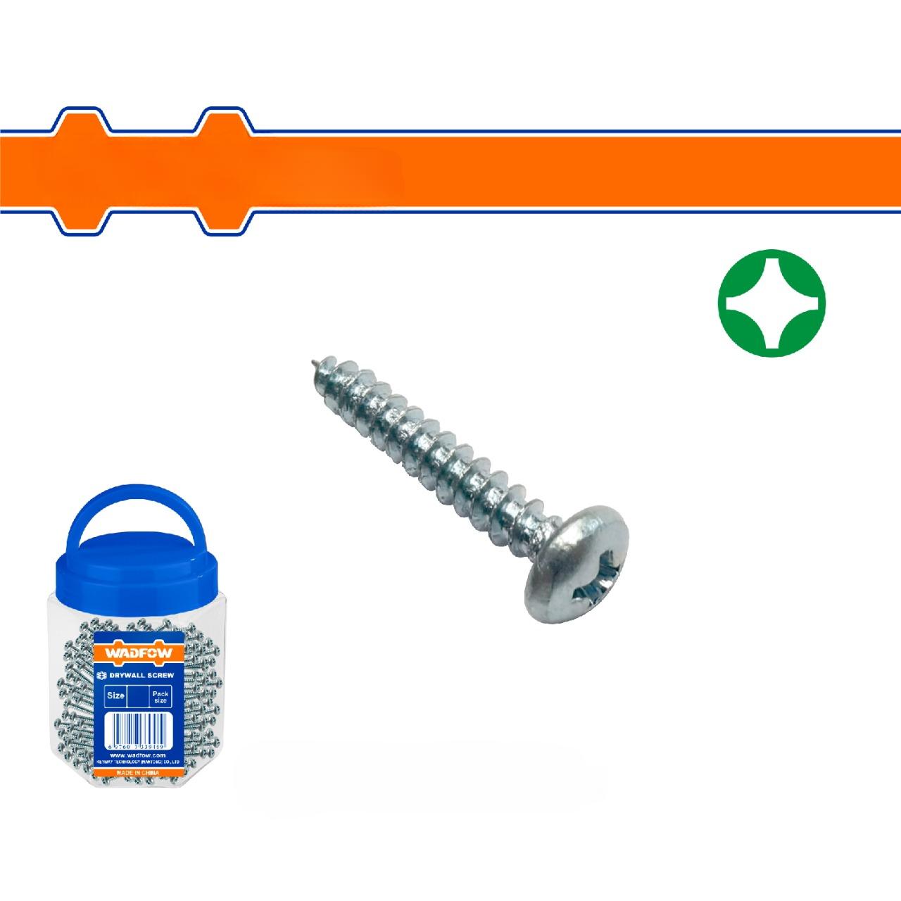 Tornillos Phillips cabeza redonda. Autorroscante.