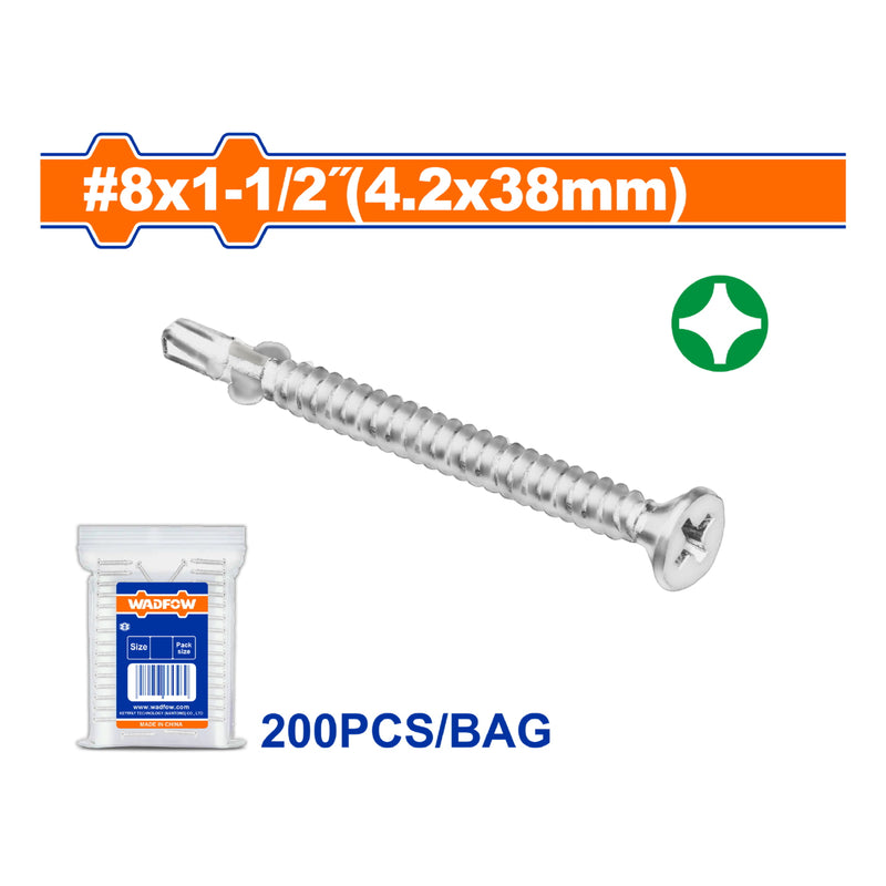 Tornillos punta broca con alas