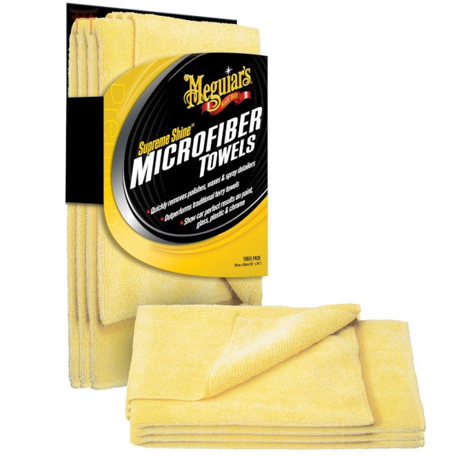 Paño de microfibra super absorbente para autos pack de 3 und. Meguiars