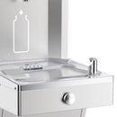 Fuente de Agua de Pared de Acero Inoxidable Con Llenador De Botellas Y Enfriador. Bebedero (450x466x969mm)