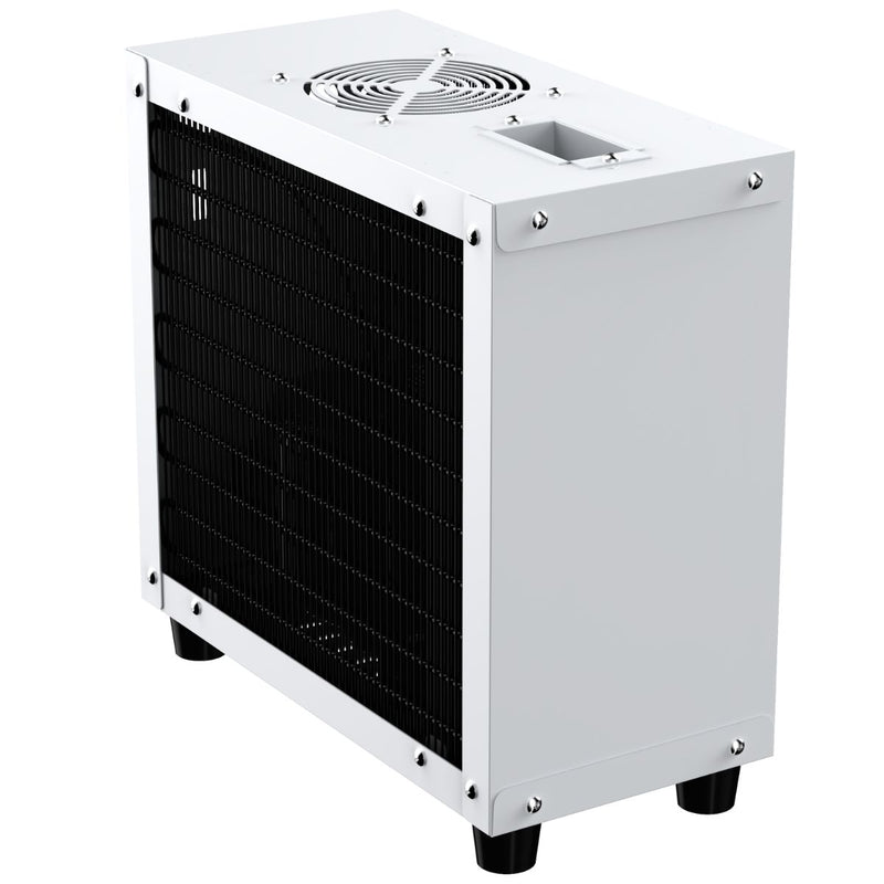 Enfriador De Agua Bajo Fregador 6-8°C de 125W y 0.8L/Min En Acero Inoxidable (240x435x405mm)