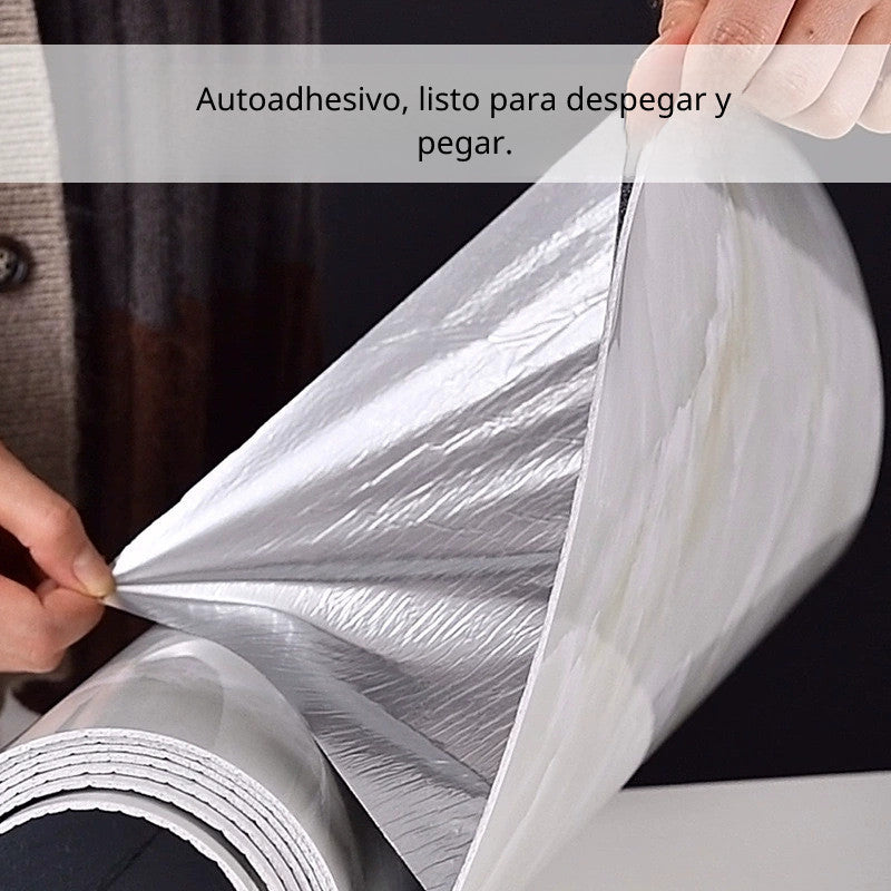 Lámina autoadhesiva panel Decorativo PU 1.22 m x 2.80 m x 2.4 mm. Acabado: Calacata Beige