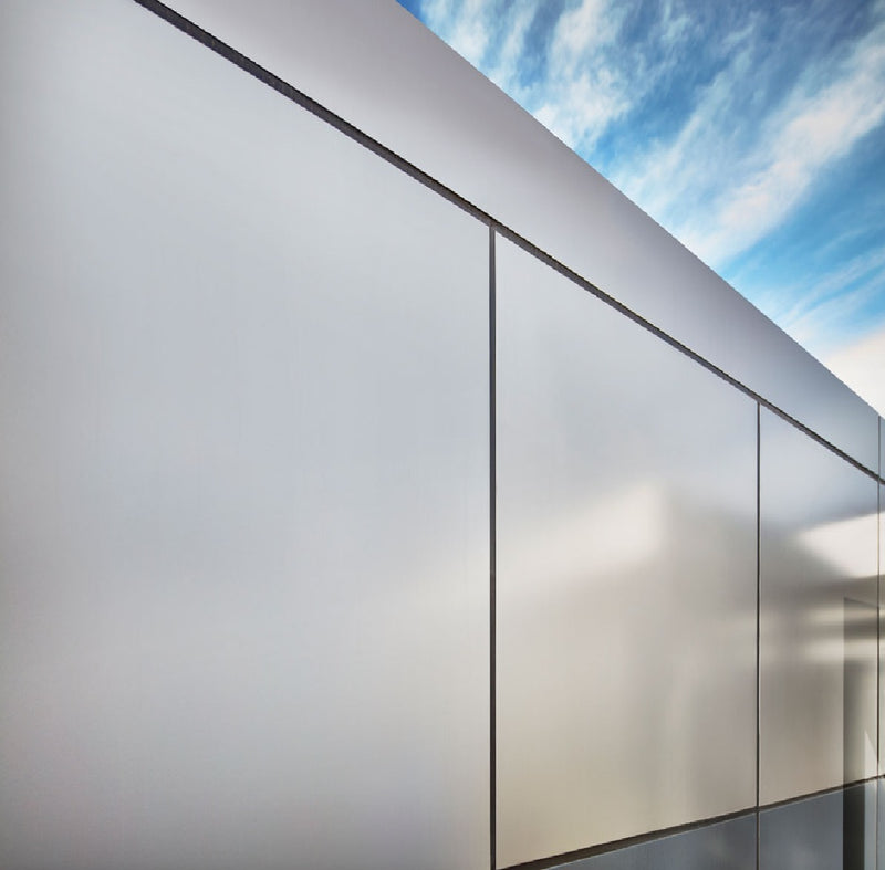 Lamina de aluminio compuesto Panel ACM Revestimiento de alta calidad color Silver B018