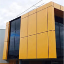 Lamina de aluminio compuesto Panel ACM Revestimiento de alta calidad color Amarillo Advertising B016