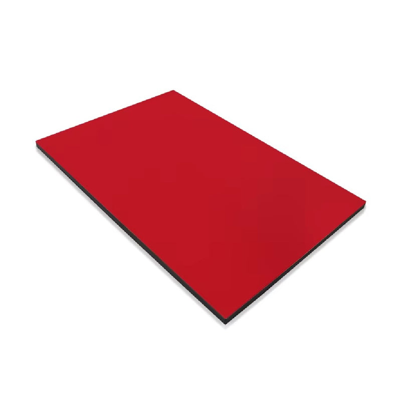 Lamina de aluminio compuesto Panel ACM Revestimiento de alta calidad color Rojo B037