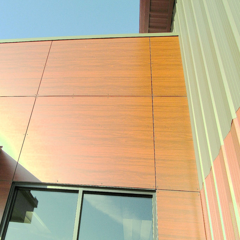 Lamina de aluminio compuesto Panel ACM Revestimiento de alta calidad color Madera Sequoia B084