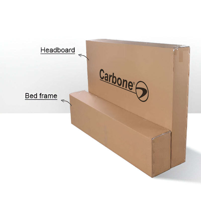 Camas fáciles de armar color Beige respaldar cabecera acolchado alto