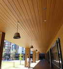 Panel Lama WPC ASA Oak wood 3D para exteriores 112x16x2900MM, Madera, hidrófugo fachadas, muros y techos