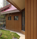 Panel Lama WPC ASA Oak wood 3D para exteriores 112x16x2900MM, Madera, hidrófugo fachadas, muros y techos