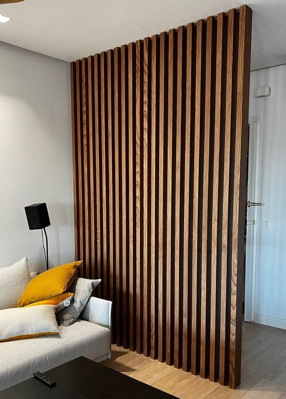 Pérgola Decorativa Tubo WPC Dark Wood rectangular 100x50x2900mm