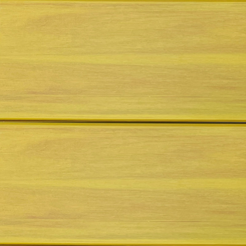 Panel Lama WPC ASA Teca dorada cepillada para exteriores 112x16x2900MM, Madera, hidrófugo fachadas, muros y techos