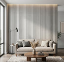 Panel WPC acanalado big fabric grey 2900*203*10mm