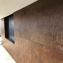 Panel Decorativo WPC Bambú 1.22 m x 2.80 m x 5 mm Acero corten Gold