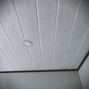 Cielo Raso PVC techo Gris madera panel 20cm x 8mm x 5.95m Resistente a Humedad Fácil Instalación Alta Durabilidad