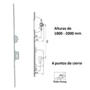 Barra de transmisión Para Ventanas uPVC y Aluminio, operada con cilindro y doble maneta (no incluidos) (altura max. 1801-2200mm)