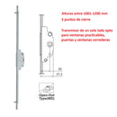 Barra de transmisión un solo lado Para Ventanas abatibles y correderas uPVC y Aluminio (altura max. 1000-1200mm)