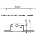 Barra de transmisión Transmisor 2 Puntos de Cierre Para Ventanas y Puertas Corredizas en PVC y Aluminio (altura de 401 - 600 mm)