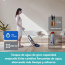 Aspiradora inteligente inalambrica recargable, Mopa y aspira, seco y húmedo 200W bateria 22,2V 4000 mAh LI-ION funcion de autolimpieza, secado y electrolisis de agua