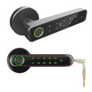 Cerradura Inteligente Manija de puerta Cerrojo Smart Lock 6 en 1 Llave Huella tarjeta contraseña Bluetooth Tuya app fácil de instalar