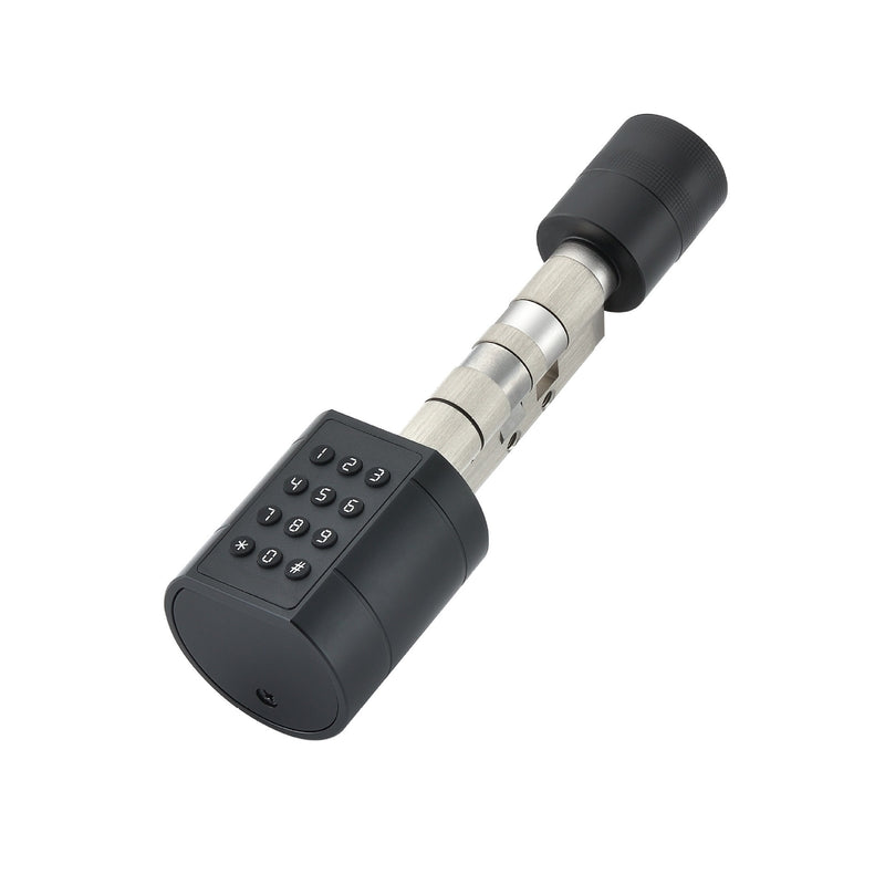 Cilindro de Cerradura Inteligente Smart Lock 6 en 1 Llave Huella tarjeta contraseña Bluetooth Tuya app fácil de instalar