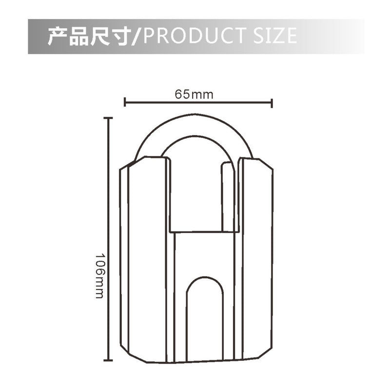 Candado Electronico Cerradura Inteligente Smart Lock Huella Antirrobo, Impermeable, Desbloqueo de Teléfono para Casillero, Gimnasio, Hogar
