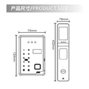 Cerradura de puerta inteligente con reconocimiento facial 3D Smart Lock de seguridad Video Huella contraseña app fácil de instalar