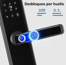 Cerradura Inteligente Digital Cerrojo Smart Lock reconocimiento facial 6 en 1 Llave Huella contraseña Bluetooth Camara app fácil de instalar