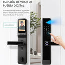 Cerradura Inteligente Digital Cerrojo Smart Lock reconocimiento facial 6 en 1 Llave Huella contraseña Bluetooth Camara app fácil de instalar