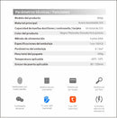 Cerradura Inteligente Digital Cerrojo Smart Lock maneta 5 en 1 Llave Huella contraseña app fácil de instalar