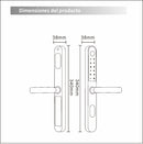 Cerradura Inteligente Digital Cerrojo Smart Lock maneta 5 en 1 Llave Huella contraseña app fácil de instalar