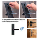 Cerradura Inteligente para Puertas Interiores 5 en 1 Llave Huella contraseña app Instalación sencilla Reemplazo directo sin modificaciones.