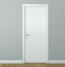 Puerta WPC 45mm madera interior Blanca Recamara 100x240cm incluye marco completo y herrajes silver. Altisima calidad y resistencia