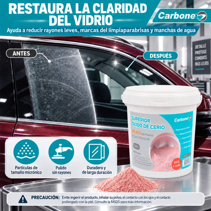 Oxido de cerio  1 kg 2.2 Lb. Alta calidad.