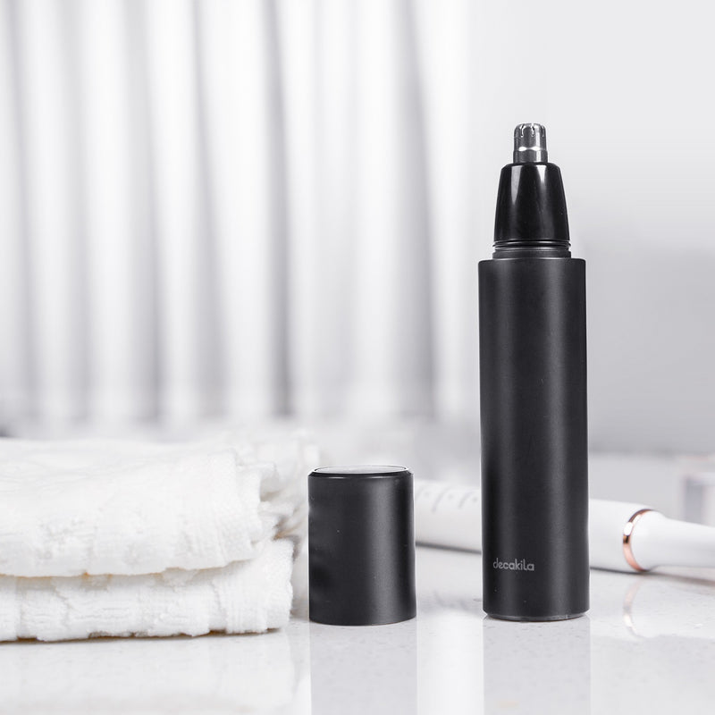 Recortador de vello nasal eléctrico