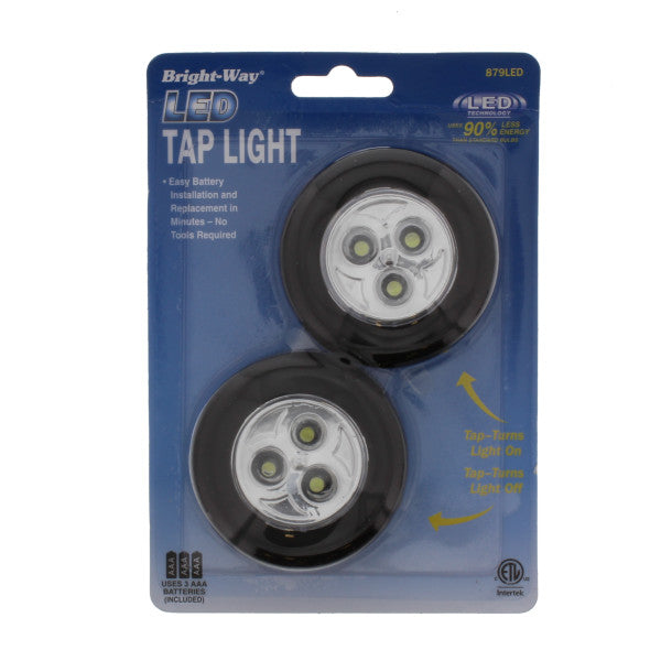 Lampara de toque de 3 led con baterías incluidas