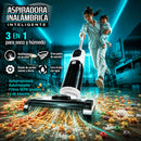 Trapeador fregona Mopa Aspiradora electrica inteligente inalámbrica recargable, Mopea y aspira, agua seco y húmedo. 170W batería  2600 mAh función de autolimpieza